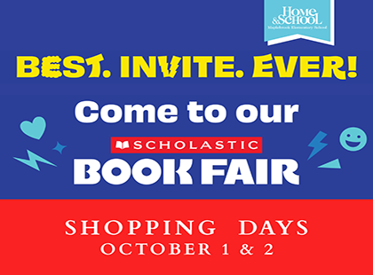 Fall Book Fair graphic